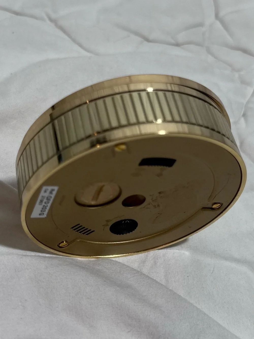 Disney Gold Mickey Mouse Wall Clock